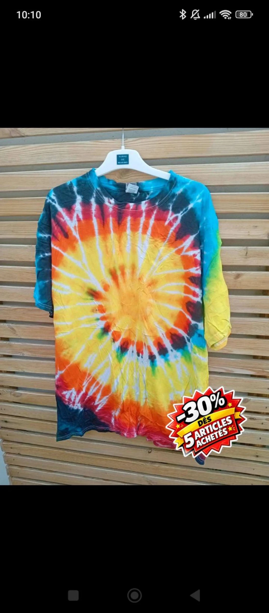 Tie-dye T-shirt – photo 3